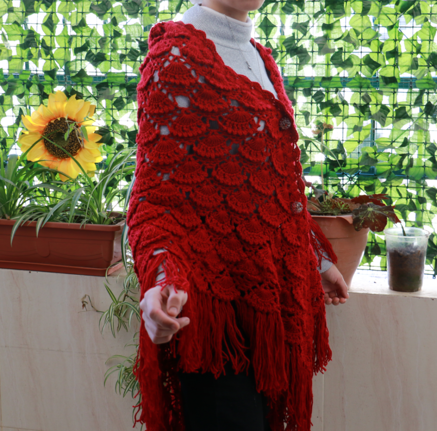 شال احمر - Image 3